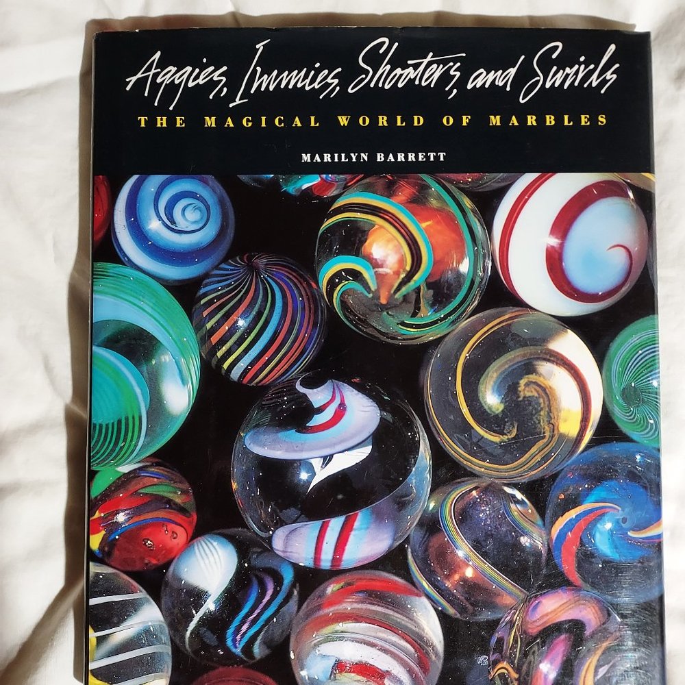 Aggies Immies Shorters and Swirls HARDCOVER Book of Marbles Great Holiday Gift